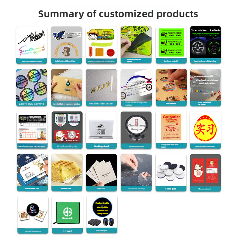 Various customization - Contact customer service
