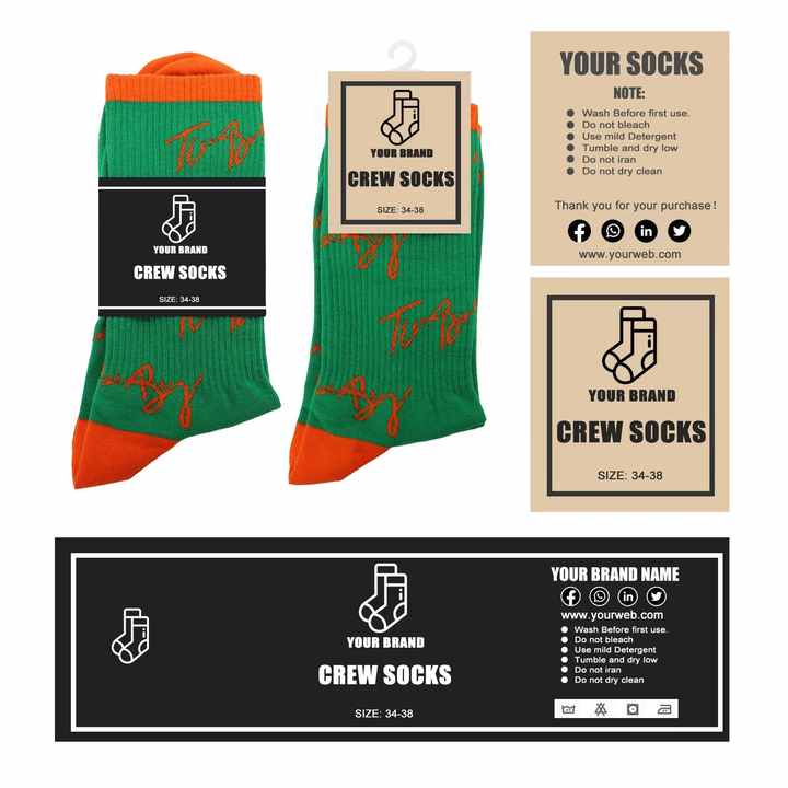 Custom Socks Factory Custom No Minimum Order High Quality Cotton Socks Custom Socks With logo