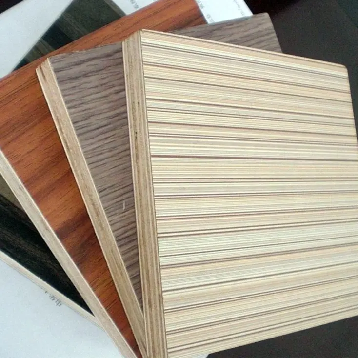 Placa de madeira impermeável para banheiro, placa de folha de melamina de 18mm para móveis