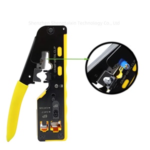 ร้อนมัลติฟังก์ชั่ 6P 8P สายไฟ Crimper Stripper เครื่องตัดคีมเครือข่าย Cat5e Cat6 Cat7 rj45 ผ่าน EZ CRIMPING เครื่องมือ - Product Image 6