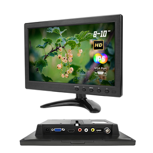Monitor de 8-10 pulgadas, pantalla de Monitor de 16:9, pantalla de Monitor de 1024x600 con entrada VGA BNC AV para cámara analógica de seguridad doméstica - Product Image 1