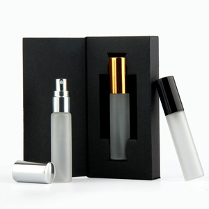 Customized Mini Small Frosted <strong>Empty</strong> Glass Spray Bottle 5ml <strong>10ml</strong> Portable Spray Perfume Bottle with Packaging <strong>Box</strong> - Product Image 1