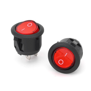 KCD1-101 12V 2 vị trí chuyển đổi Rocker chuyển đổi cho Xe thuyền thu nhỏ 6A/250V 10A/125V AC Power Strip - Product Image 3