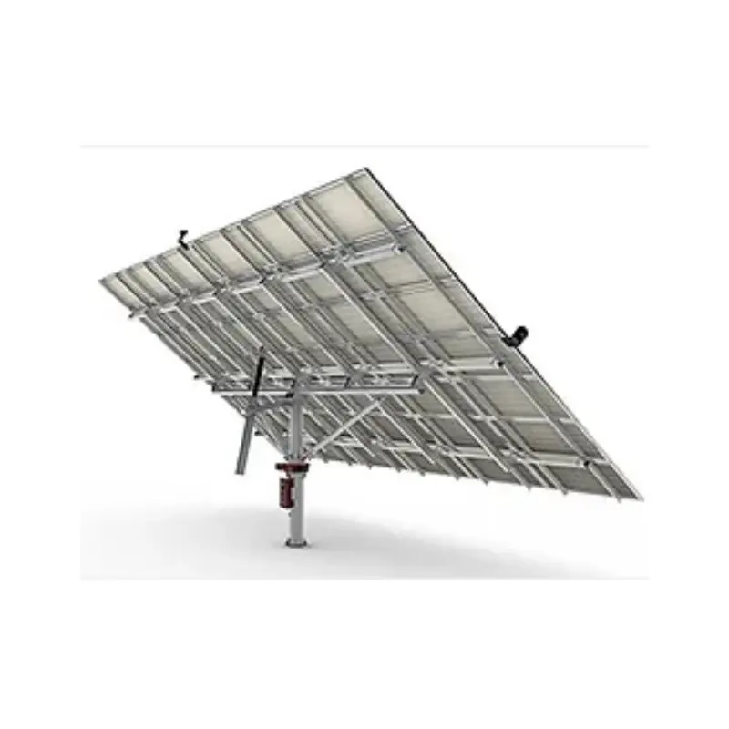 حامل تتبع بالطاقة الشمسية ثنائي المحور للصادرات بعلامة تجارية كورية من أفضل المبيعات 47M/Sec(105Mph)