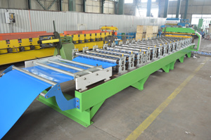 Tốc độ cao Tự động plc-kiểm soát tráng men ngói cuộn tạo thành máy tráng men mái ngói Máy làm - Product Image 3