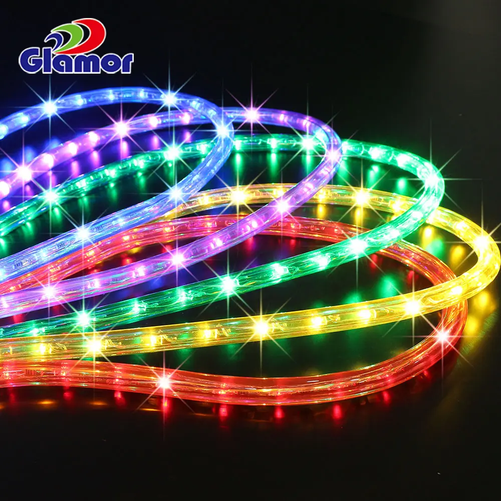 IP65 décoration de noël extérieure LED animée avec clignotant LED corde lumières LED Tube lumières LED durtophore