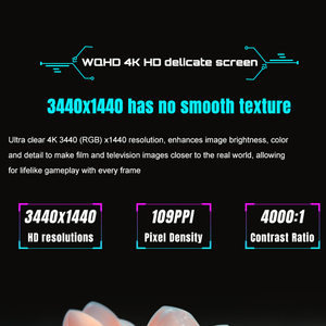 Customized High Resolution <strong>Monitor</strong> 32 34 Inch Curved 1k 2k 4K Gamer <strong>Computer</strong> Screen <strong>Display</strong> 1MS <strong>LCD</strong> <strong>Monitors</strong> Gaming - Product Image 5
