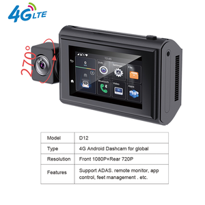 AOEDI D12 3 Inch Touch Screen ADAS Dash Cam <strong>Android</strong> 10 BT FM Transmit Dual Lens DVR With Remote Monitor Wifi - Product Image 2