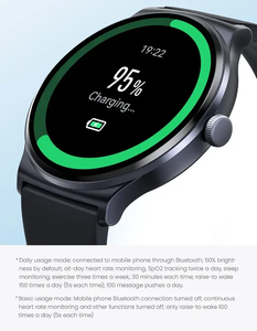 2023 IP68海洛太阳能LS05精简版运动互联网tensky智能手表带地图链蓝牙呼叫圆形表盘智能手表 - Product Image 4