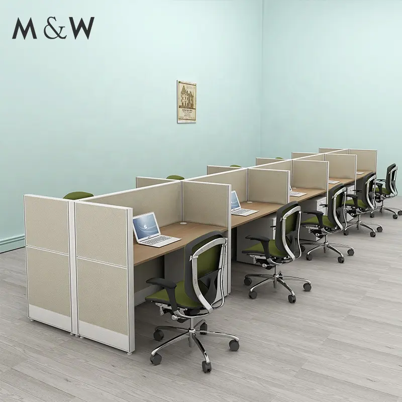 Kabinen Kommerzielles System Computer Schreibtisch Arbeitsplatz Möbel Holztisch Büro trennwand