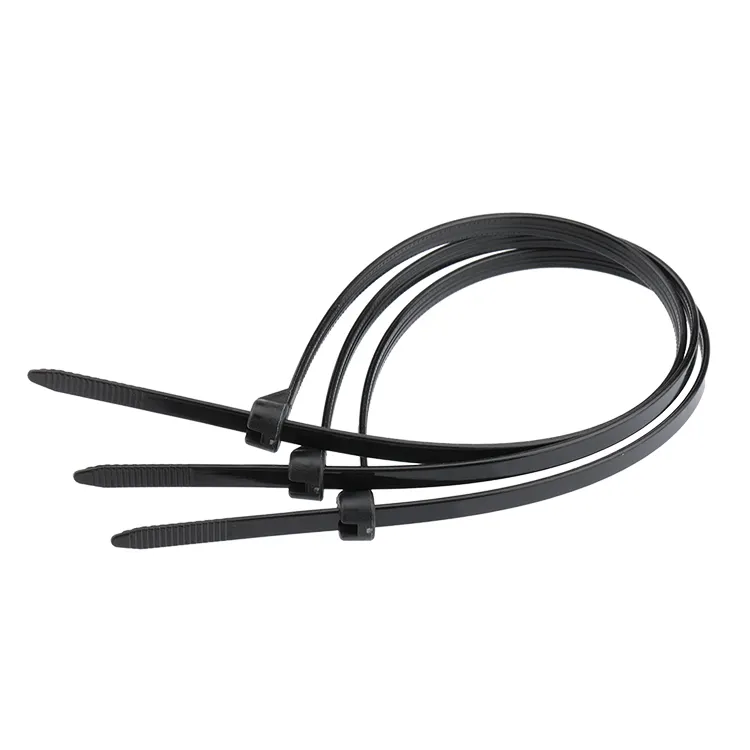 Alta Qualidade Reutilizável Auto-bloqueio Plástico Zip Tie Wire Tie Wrap Heat-resirstant Nylon Cable Ties Para Bundle Cables Wire Conduct