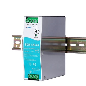 Riel Din de 110/220V, entrada de CA, salida de 12/24V CC, fuente de alimentación conmutada Industrial con controladores Led y adaptadores de Cctv, 12V, 24V - Product Image 1