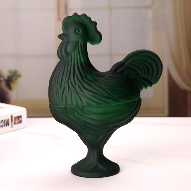 Barattolo per caramelle Rooster - verde opaco