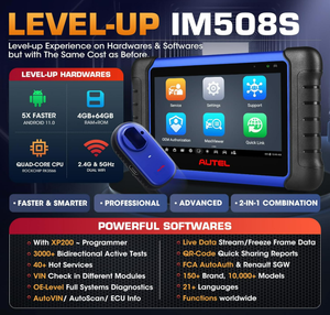 Tienda oficial MaxiIM IM508S Car OBD2 Scanner XP200 Ikey Programación Vehículo Herramientas de diagnóstico 5V Programador de llave de voltaje - Product Image 4