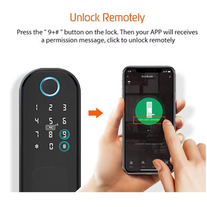 Smart Lock WIFI Tuya Ttlock APP-Steuerung Finger abdruck Elektronischer digitaler Touchscreen Tastatur Code Schlüssel Smart Türschloss - Product Image 4