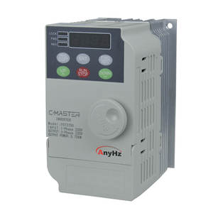 Alto rendimiento 0.75kw Vfd monofásico 220V Convertidor de frecuencia de entrada Motor de CA 0.4kw 0.2kw Unidad de frecuencia variable