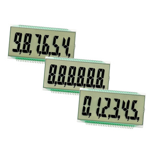 Su misura JXD141 7 segmento schermo di alta qualità HTN grigio positivo sei-otto segmento modulo LCD - Product Image 1