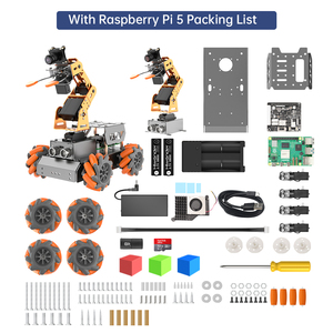 Hiwonder MasterPi AI Vision braccio Robot per Raspberry Pi 5 con Mecanum ruote supporto auto ostacolo evitamento OpenCV - Product Image 6