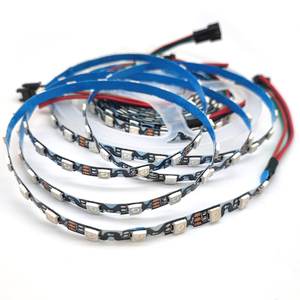 DC5V WS2812B striscia LED indirizzabile individualmente a forma di S SMD 5050 RGB Smart Light per insegne al Neon separate personalizzate