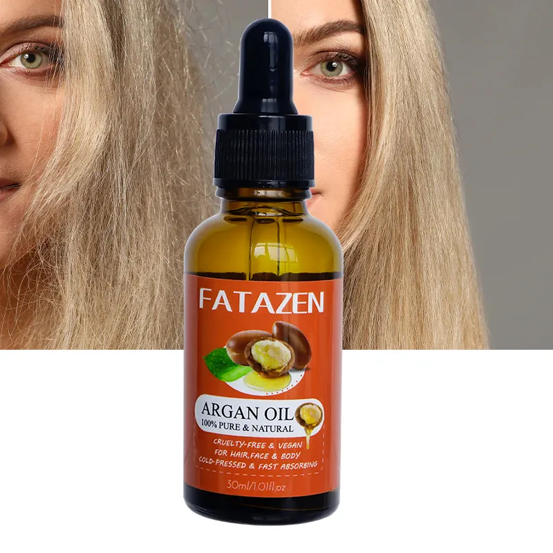 100% formule naturelle pure en gros huile capillaire nourrissante renforcer les soins des cheveux traitement de la perte de cheveux croissance des cheveux maroc huile d'argan