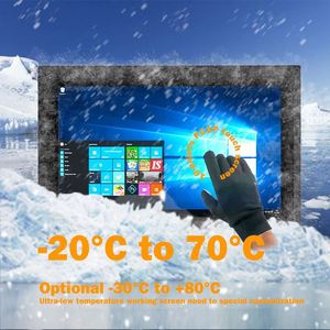 Frente impermeable IP67 IP65 Monitor industrial 1000 NITs luz del sol legible lcd monitores de pantalla táctil - Product Image 5