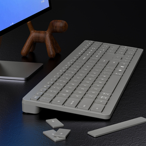 Scissor Silent Keyboard mit AI Copilot Key 2.4G Wireless Mute Ultra Slim Tastatur Desktop PC Computer Laptop Tastatur - Product Image 3