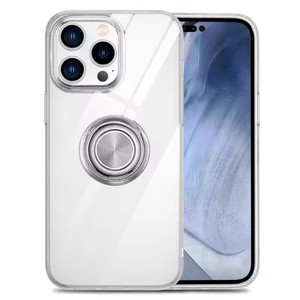 ใหม่เหมาะสำหรับ IP 15เคสใสสำหรับ iPhone 14, เคสมือถือ Apple 14แหวนขาตั้ง13 PRO MAX ป้องกันการตกเคสนิ่มรวมทุกอย่าง - Product Image 5