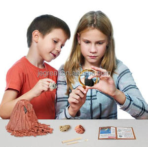 挖掘化石工具包模型玩具教育火山科学工具包儿童 - Product Image 5