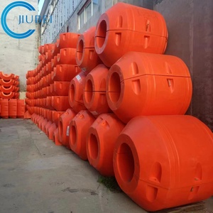 Flotador de tubería MDPE relleno de espuma PU de alta densidad resistente a impactos para tubería de dragado flotante - Product Image 4