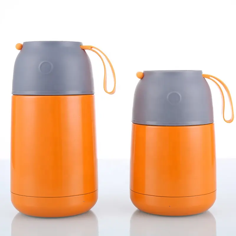 Morden-contenedor de comida hermético de lujo, frasco de comida termo personalizado con mango, 500ml