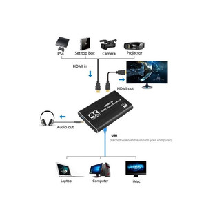 4k输入HDMI至USB3采集卡加密狗录像机1080P HDMI采集卡usb 3.0，用于OBS采集游戏直播 - Product Image 4
