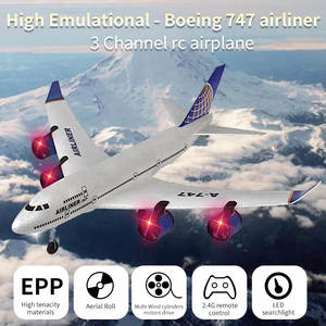 3 Ch遥控飞机A380波音747模式遥控飞机易飞特技滚动2.4ghz遥控滑翔机 - Product Image 2