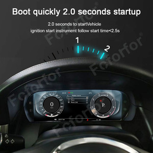 12.3'' LCD Dashboard for <strong>Jaguar</strong> XFL 2016-2019 LCD Instrument Cluster Plug and Play LCD Odometer Virtual Digital Cluster Cockpit - Product Image 4