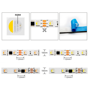 ไฟสาย LED ดิจิตอล12V 24V ไฟ TM1814แบบปรับได้ rgbww 4-in-1 LED ไฟดิจิตัลแบบตั้งโปรแกรมได้ - Product Image 2