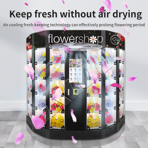 Haloo Máy bán hàng tự động Nhà cung cấp 24 giờ ngoài trời tươi cắt hoa Máy bán hàng tự động cho Cửa hàng Hoa bó hoa - Product Image 5