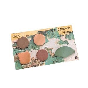 工厂销售流行记事本超级粘合剂文具什锦彩色纸迷你便签书标 - Product Image 1