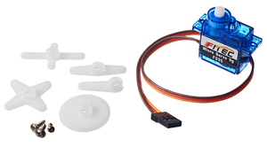 Ultra Micro Servo ingranaggio di plastica Abs 6V 1.5Kg.Cm Servo analogico per basso prezzo Arduino Kit per auto