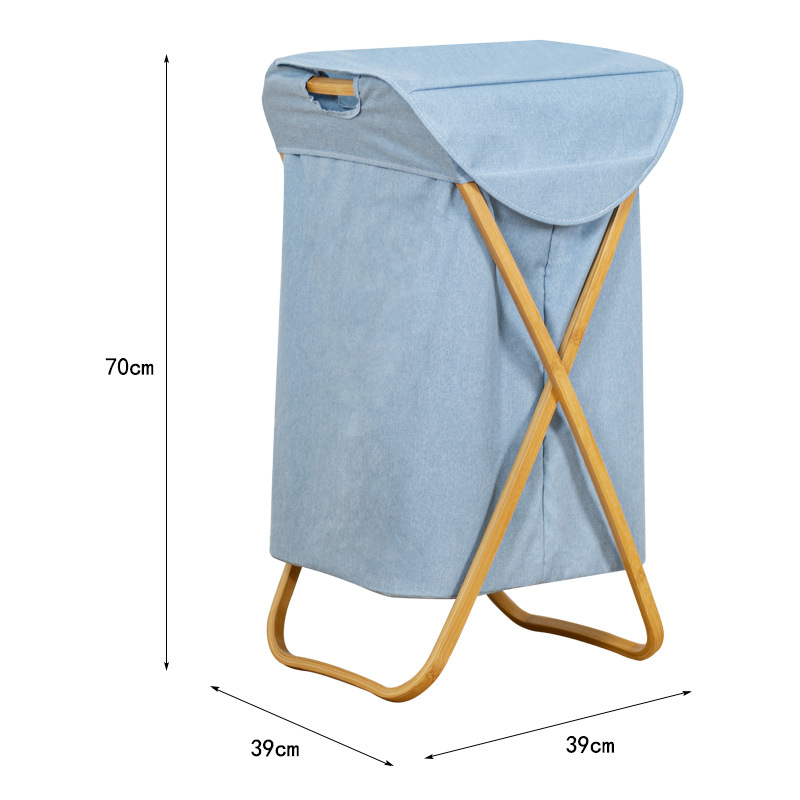 Blue with lid