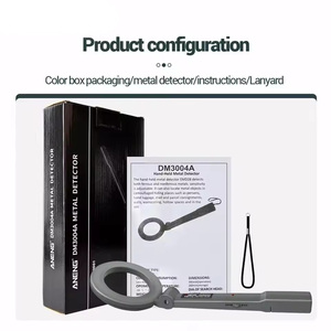 Metal Detector Electronic Metal <strong>Detecting</strong> <strong>Device</strong> Airport Security Metal Detector 180&deg;Foldable Head With Light and Sound Alerts