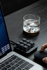 Teclado numérico personalizado mecánico Gaxever, programación de macros con una sola mano, mini portátil, teclas de acceso directo, cable de copia y pegado de USB-C - Product Image 3
