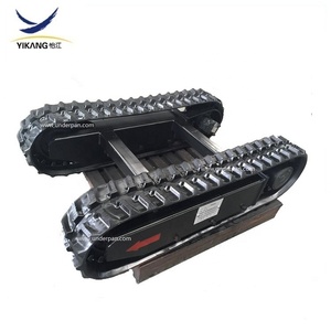Çok fonksiyonlu yangın Mini lastik platformu için dövüşen robot parça yürüyen aksam inşaat çelik paletli şasi - Product Image 4