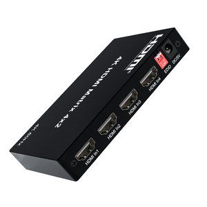 4K 60Hz HDMI Matrix Switch <strong>4</strong> in 2 out Audio <strong>Output</strong> HDMI Matrix 4x2 with EDID - Product Image 5