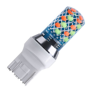 ストロボRGB 7443 T20 COB 36SMD LED LED LEDハイライトバックアップライトターンライト駆動ランプ電球DC 12V防水 - Product Image 1