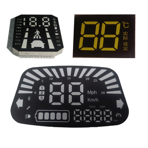 Nach 7 segment led-anzeige mit digital uhr display inhalt und pcb fahrer bord