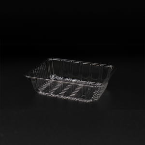 Tek kullanımlık temizle sofra PET plastik meyve sebze ambalaj tepsisi <span class=keywords><strong>ForFood</strong></span> ambalaj BOPS kızartma ördek kutusu