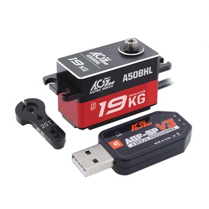 AGFRC A50BHL 19KG 0.073Sec High Torque&amp;<strong>Speed</strong> Programmable Low Profile Brushless Motor Metal Gear Digital Servo for RC Drift Car - Product Image 3