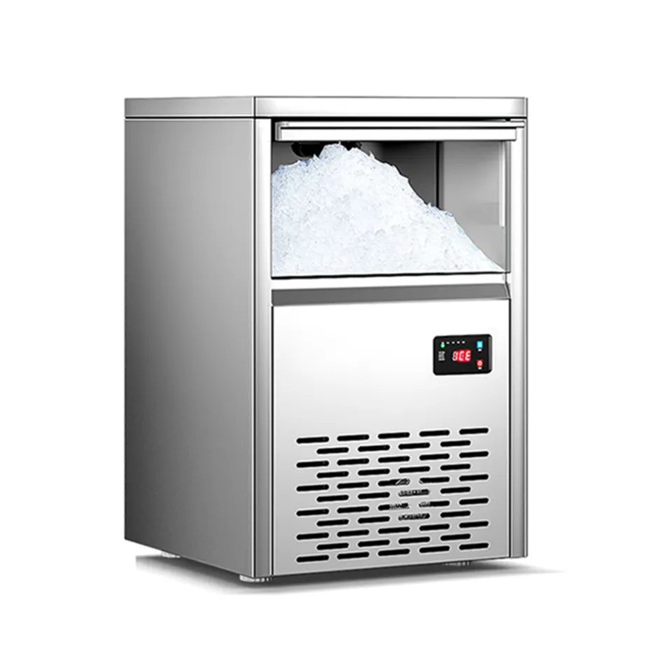 Máquina de hacer hielo estable personalizada de fábrica Máquina de hacer hielo de encimera portátil comercial