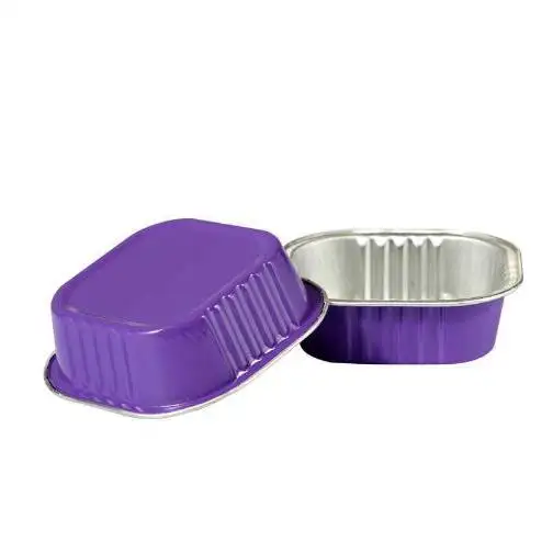 Colorful Disposable Bakery Aluminum Foil Ice-cream Cupcake cup/Mousse Colorful Foil Cup