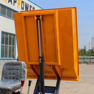 热卖1吨4X4迷你拖拉机收集油棕水果小翻车机