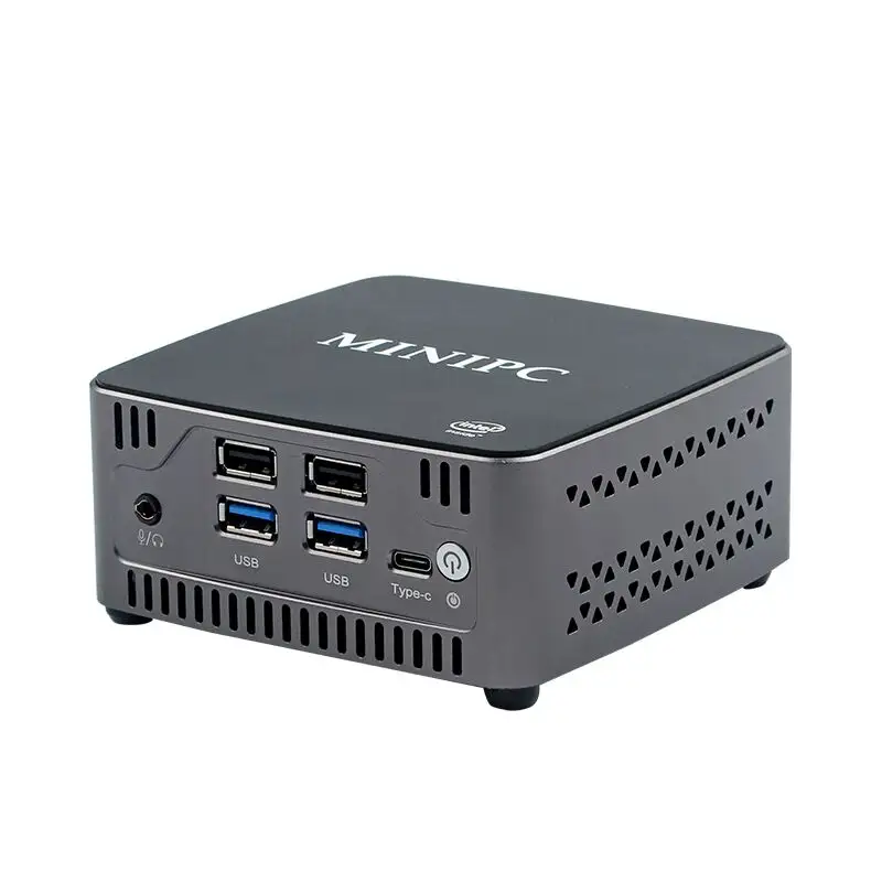 Mini pc industriale NUC i7 i5 i3 Win10 Pro tipo-c 4K HD DP display dual 2.5G LAN desktop computer mini pc